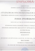 Diplom - jednooborová psychologie